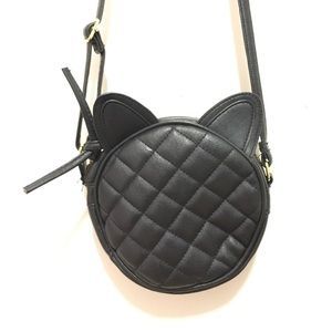 ASOS kitty cat quilted crossbody bag